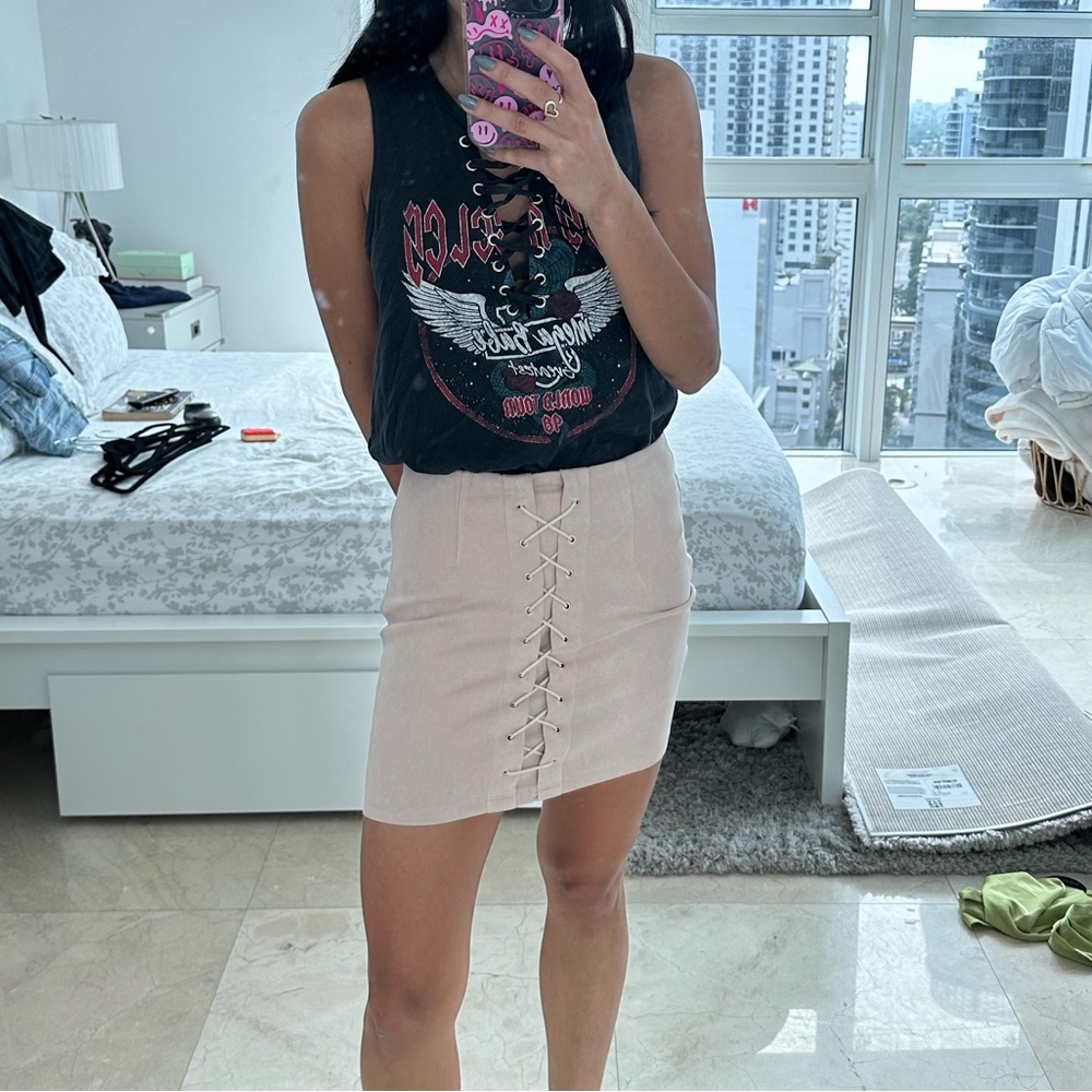 Seek the Label Pink Skirt